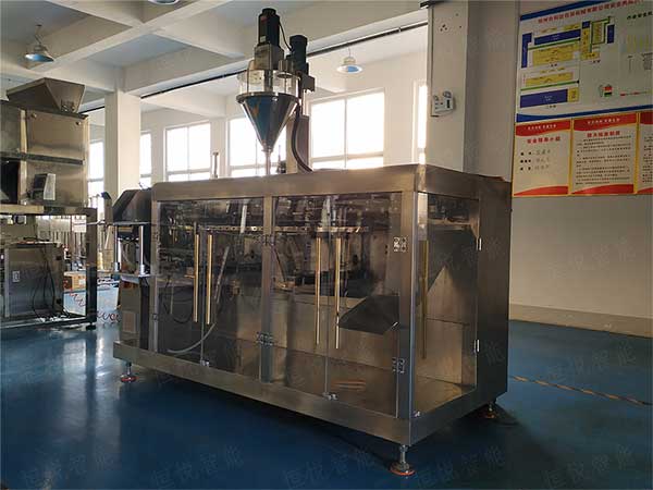 全自動(dòng)水平給袋式包裝機(jī)，多快好省效率高